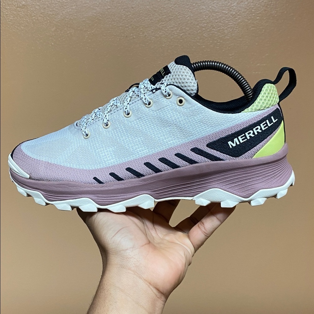 Merrell Speed Eco Low Women’s Trail Running Sneakers  “Oyster Burlwood” Size 9.5 - Picture 8 of 16